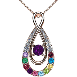 NANA Mothers Tree of Life Birthstone necklace